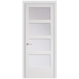 Masonite French 4 Panelite Equal Wood Interior Door (C40 w/ glazing)