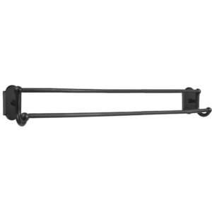 Sandcast Bronze Collection Arched 30" Double Towel Bar by Emtek
