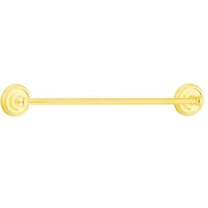 Traditional Brass Collection Rope 30" Single Towel Bar by Emtek