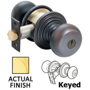 Keyed Providence Knob With Regular Rose