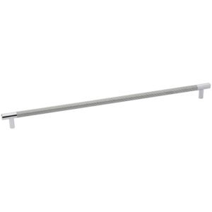 Carbon Fiber Collection 16" Centers Silver Carbon Fiber Bar Pull by Emtek