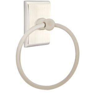 Traditional Brass Collection Neos Towel Ring by Emtek