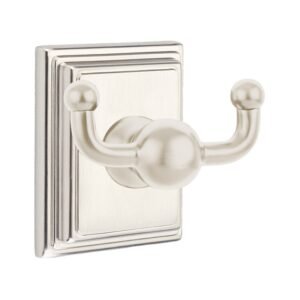 Traditional Brass Collection Wilshire Double Hook by Emtek